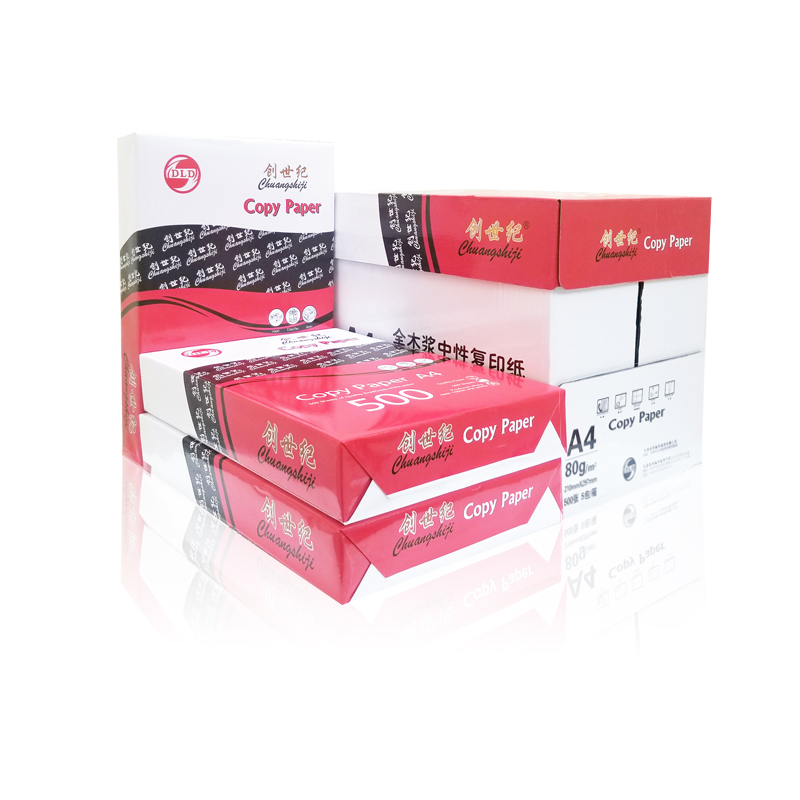 创世纪（红色） A4 80G多功能复印纸 500张/包 8包/箱