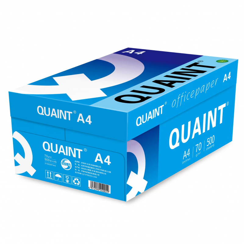QUAINT 70克A4多功能复印纸 500张/包 8包/箱